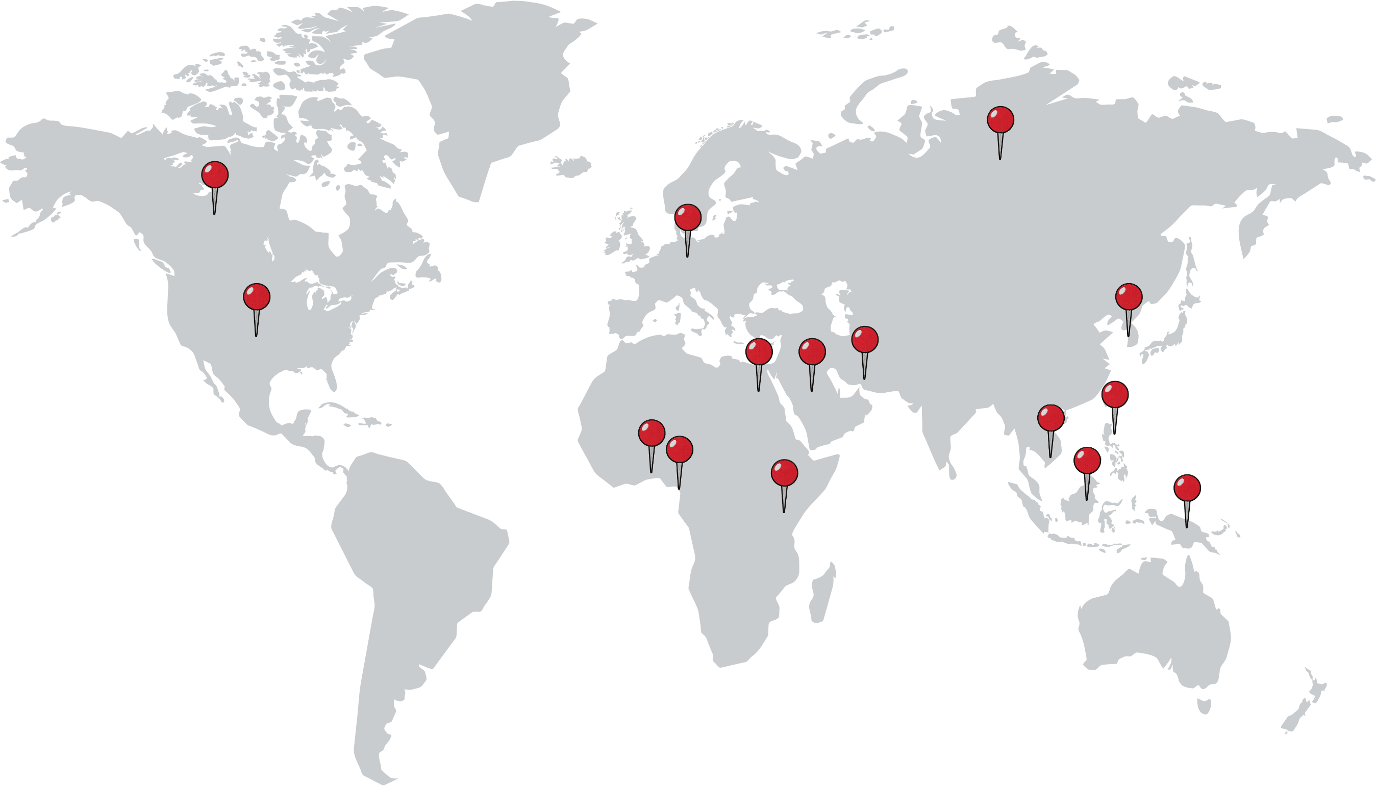 Desouza Farms Global Export Map