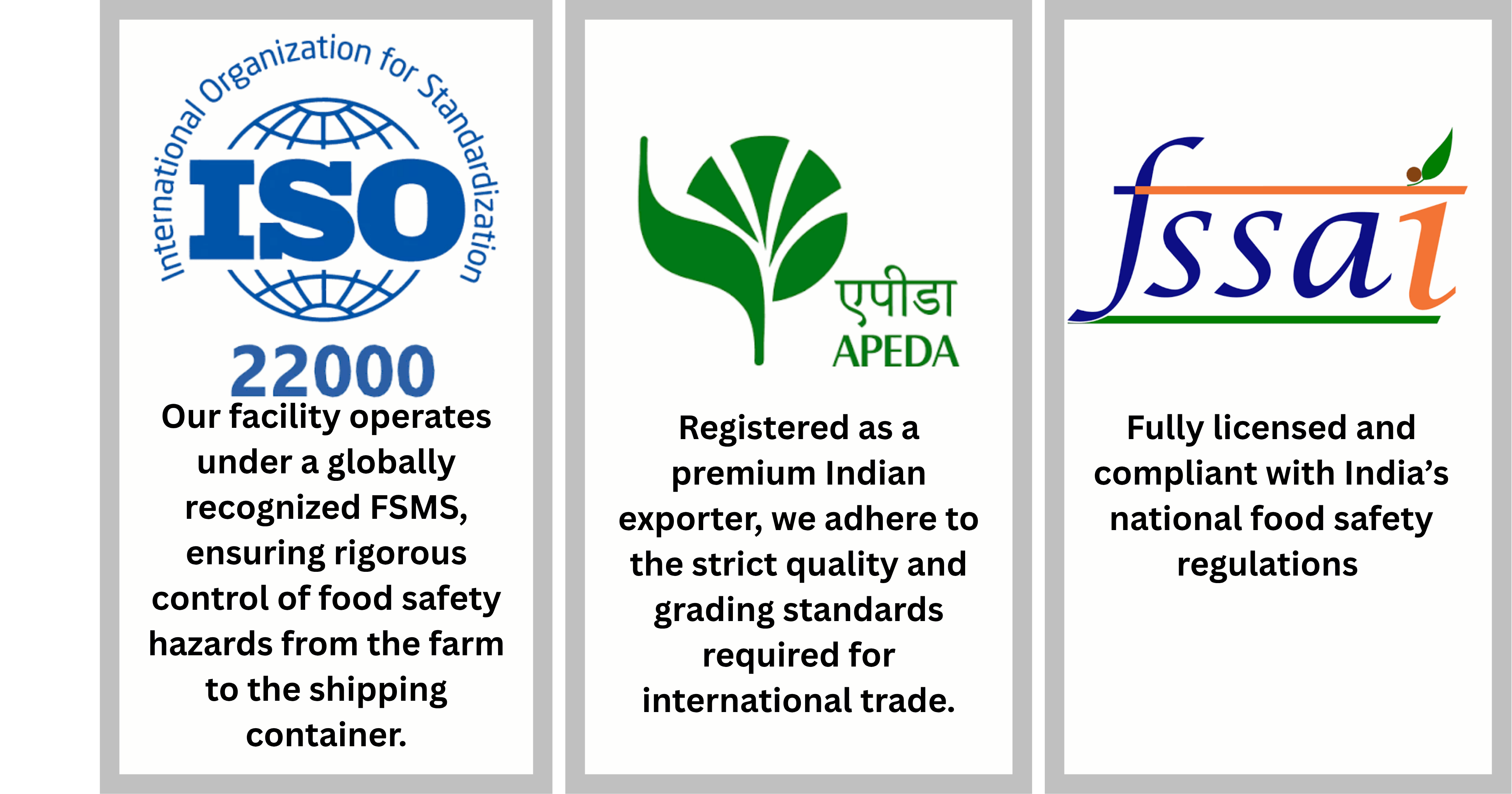 Certifications